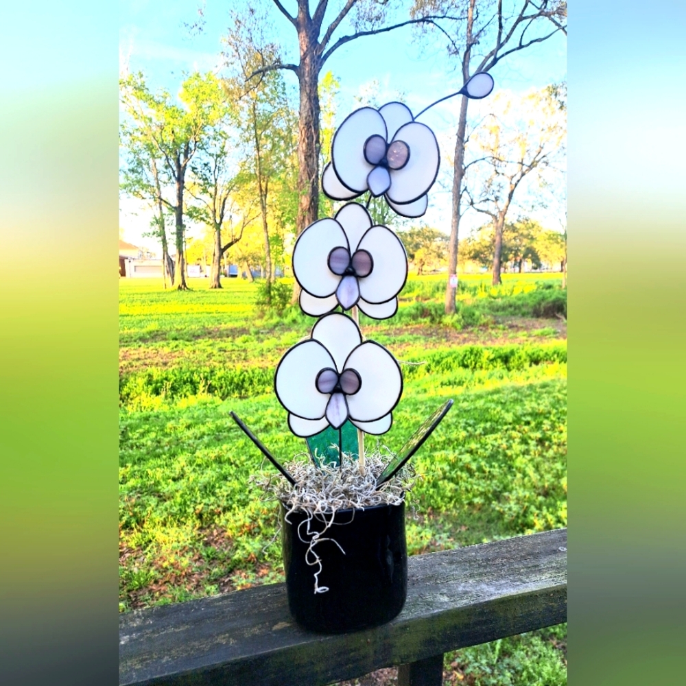 SOLD Stained glass art